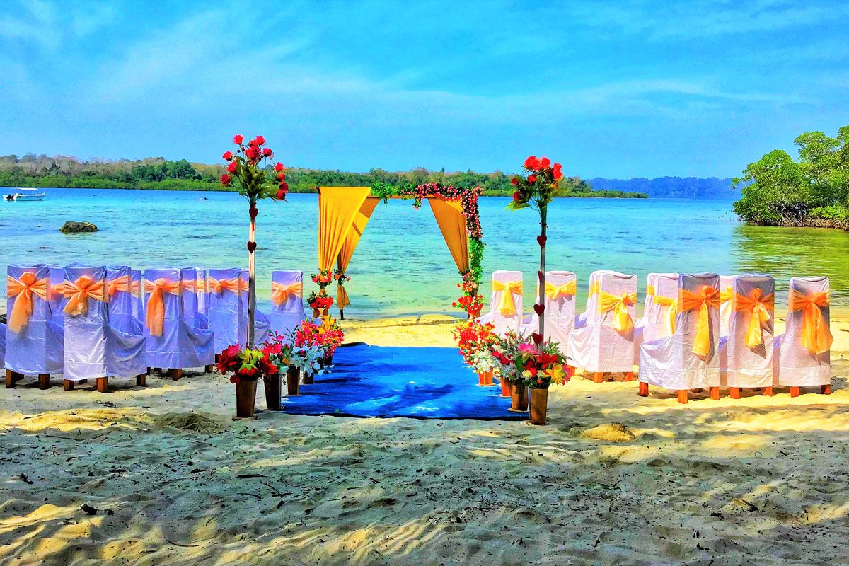 Destination Beach Wedding in Havelock Island