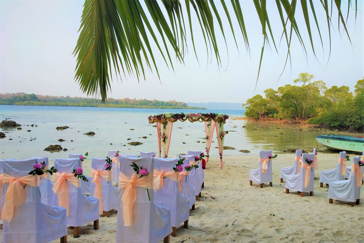 Beach Wedding in Havelock Island