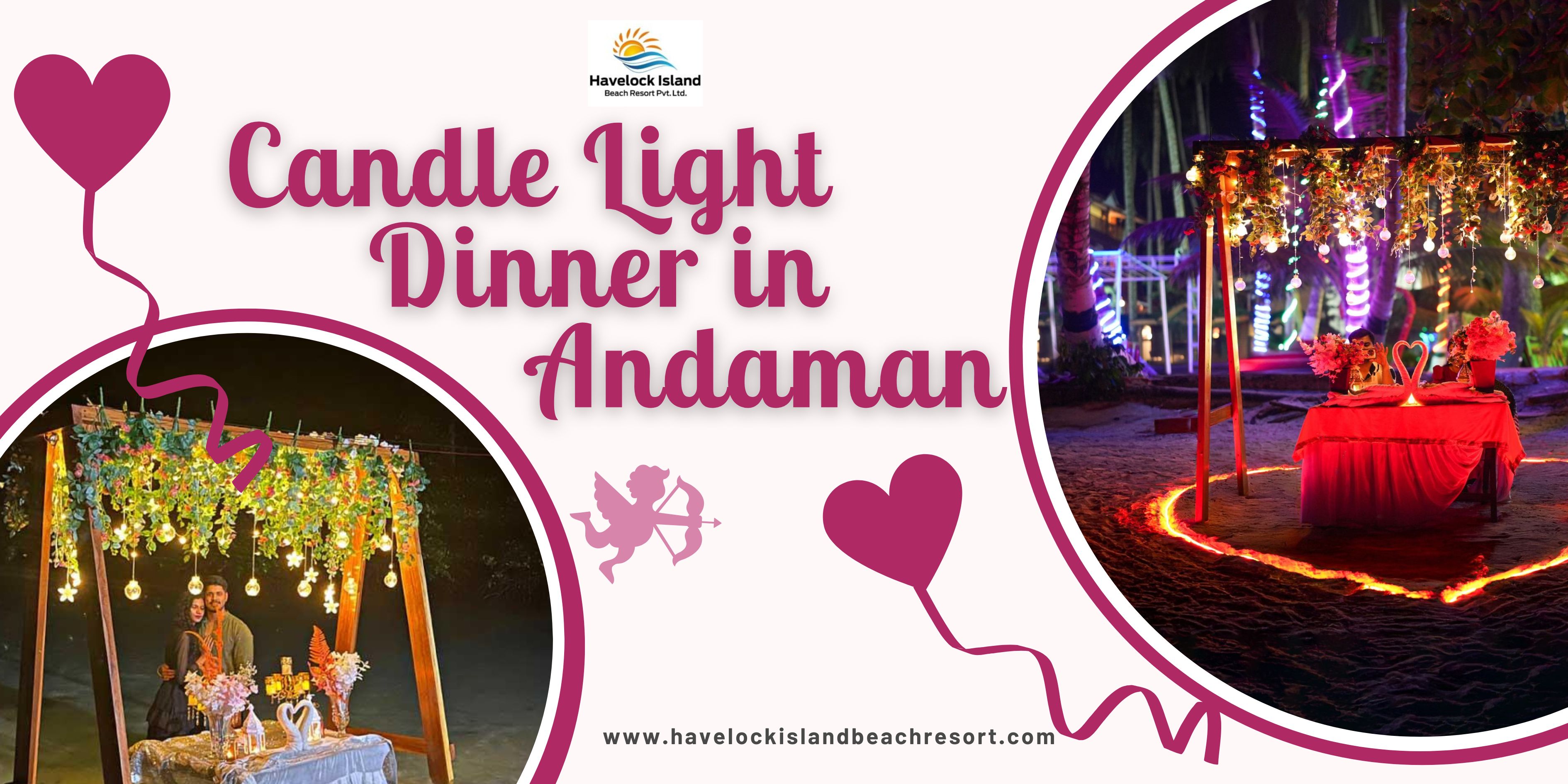 Candle Light Dinner in Andaman Islands