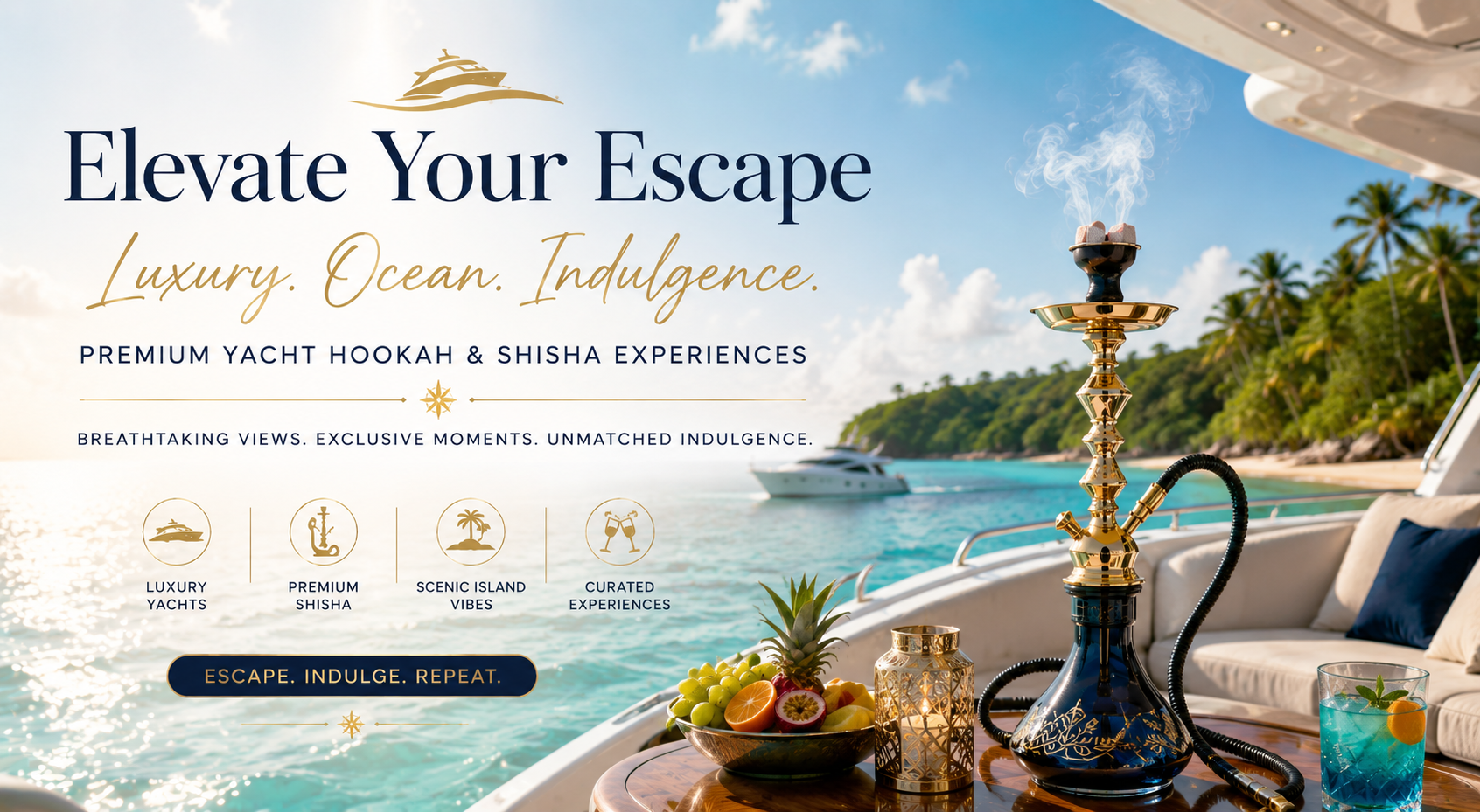 Luxury Yacht Hookah and Shisha Experiences in Havelock Island