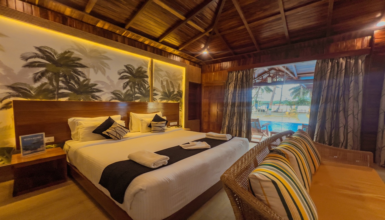 Inside Private Pool Villas in Havelock Island Beach Resort