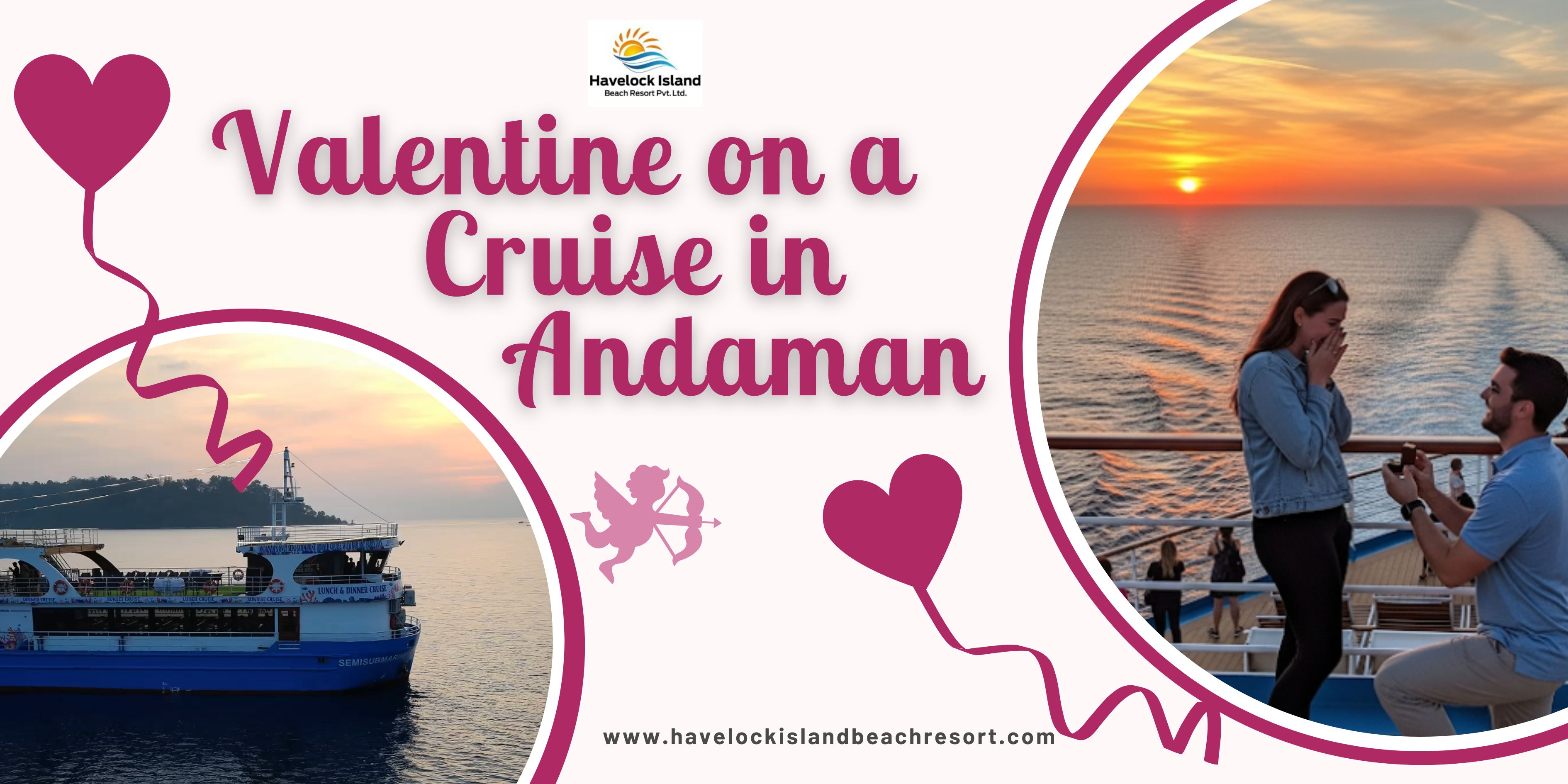Valentine on a Cruise in Andaman Island